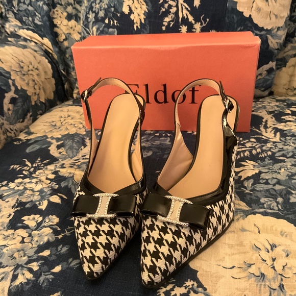 Eldolf Houndstooth Stilettos - Picture 4 of 4